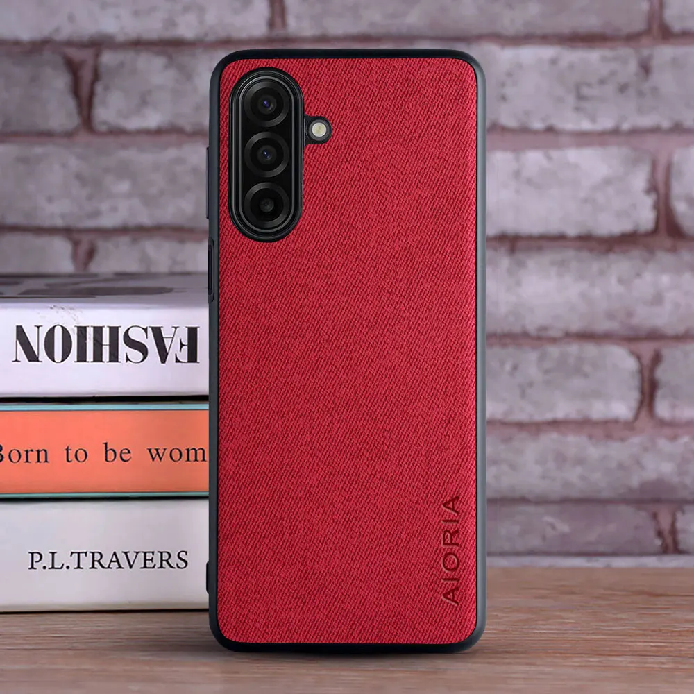 Case for Samsung Galaxy A07 Leather Master Hard Textile Fashion Cover for samsung Galaxy A17 A07 A56 A36 A26 A16 A06 4G 5G Case - imagen 5