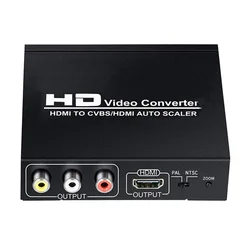 Convertidor HDMI a CVBS 1080p para TV y proyector