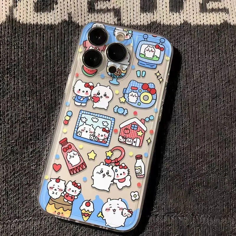 Nueva funda Hello Kitty Chiikawas Kawaii para Samsung A73 A72 A55 A54 A53 A35 A34 A33 A25 A24 A23 A15 A14 A13 A05 A06 A04 5G