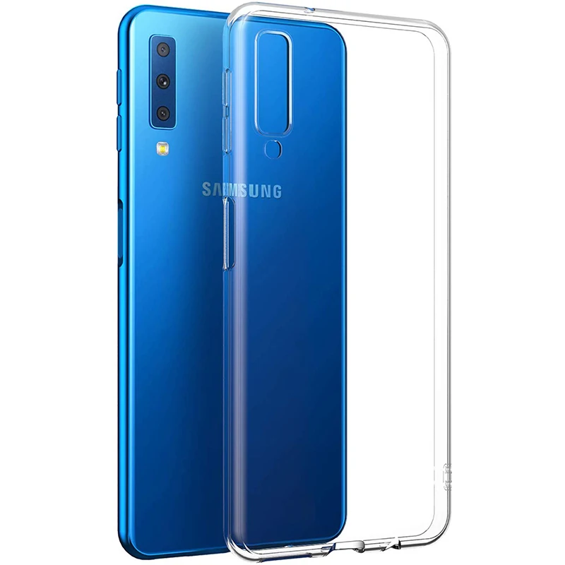 Funda de teléfono de silicona transparente ultrafina para Samsung Galaxy A7 2018 A9 A8 A6 Plus 2018 A10 A20 A30 S A40 A50 A70 funda blanda - imagen 2