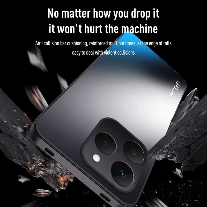 Funda mate para Realme 15T, sensación de piel de lujo, protección de lente dura AG, cubierta anticaída para Realme 15T 15 T, parachoques a prueba de golpes - imagen 5