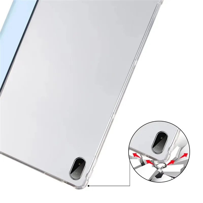 Funda con Portalápices para Xiaomi Poco Pad, carcasa trasera magnética de TPU suave para tableta Redmi Pad Pro 2024, 12,1 pulgadas - imagen 3