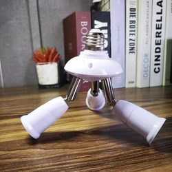 Base Divisora E27 para Bombilla – 1 a 3 Tomas LED RGB