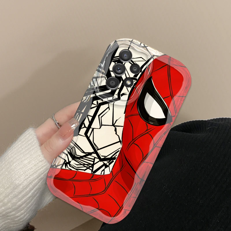 Spider Man Cool arte Popular para Samsung A55 A54 A53 A52 A35 A34 A33 A32 A25 A24 A23 A22 A21S A15 A13 A14 5G Wave Oil Soft - imagen 3