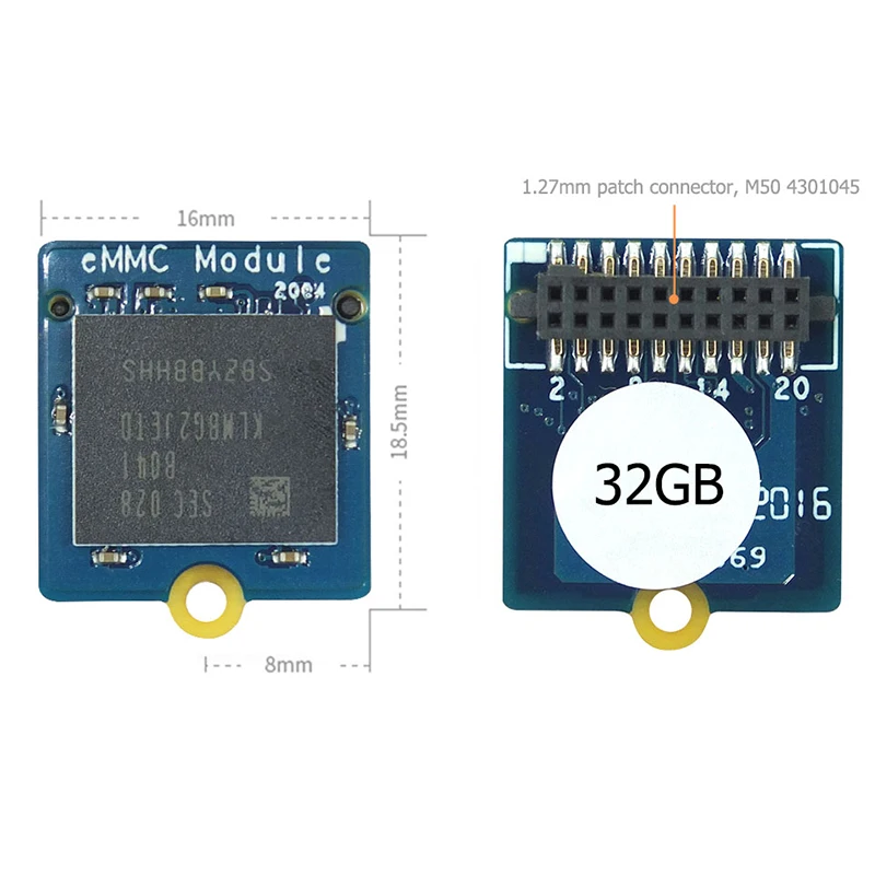 Módulo eMMC Almacenamiento de flash de 8 GB/16 GB/32 GB/64 GB para NanoPi M4/M4V2/NEO4 - Memoria BGA de alta velocidad para SBC, IoT, placa ARM - imagen 5