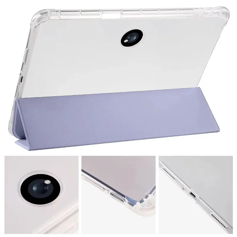 Funda con soporte para bolígrafo para Oppo Pad 2 Pad2, carcasa magnética trasera de TPU transparente, 11, 61 pulgadas - imagen 3