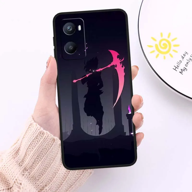 D-Dragon Ball Cool Son Goku funda para OPPO Reno 11 10 9 8 7 6 5 4 2 Z SE Lite Plus Pro 4G 5G funda de teléfono negra - imagen 4