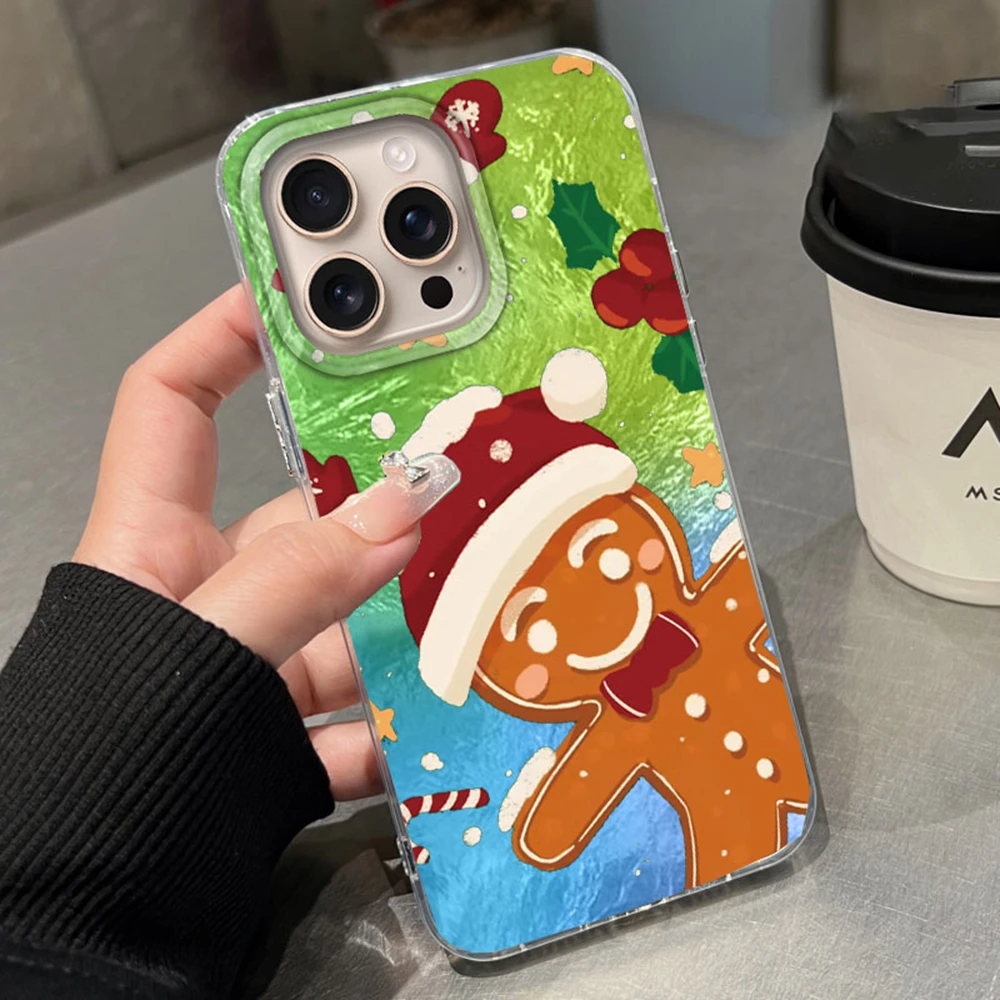 Funda de teléfono anticaída con regalo de Navidad para iPhone 17 16 15 14 13 12 Pro Max 7 8 Plus 11 16e X XS XR SE, funda a prueba de golpes - imagen 5