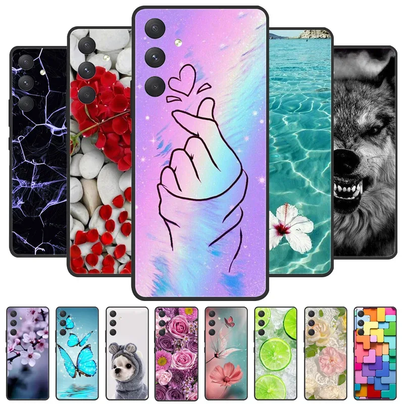 Para Samsung Galaxy A17 5G funda suave de silicona TPU fundas de teléfono para Samsung A17 funda parachoques A 17 SamsungA17 funda Coque a prueba de golpes