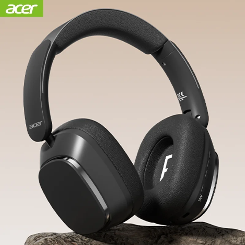 Auriculares Bluetooth Acer OHR525 ANC, auriculares con sonido envolvente y micrófono HD, auriculares con cancelación activa de ruido, llamadas ENC, 1000mAh - imagen 2