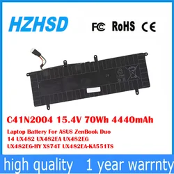 C41N2004 15,4 V 70Wh 4440mAh batería del ordenador portátil para ASUS ZenBook Duo 14 UX482 UX482EA UX482EG UX482EG-HY XS74T UX482EA-KA551TS