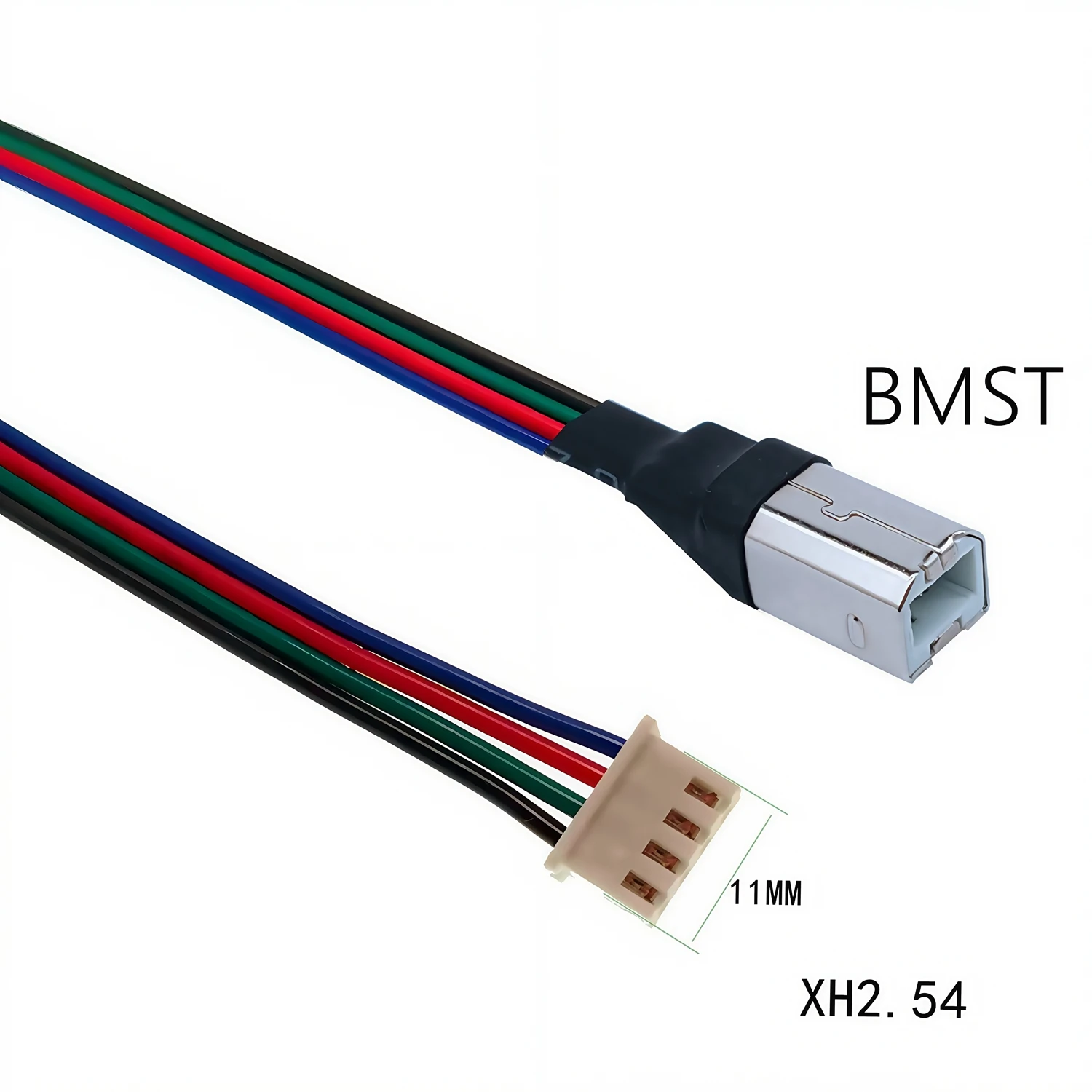 0,3 M tipo A macho hembra USB tipo c micro mini conector con Cable de línea de terminales XH2.54-4P, enchufe USB de alimentación de 4 núcleos 30 CM