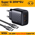 20W EU Black Cable