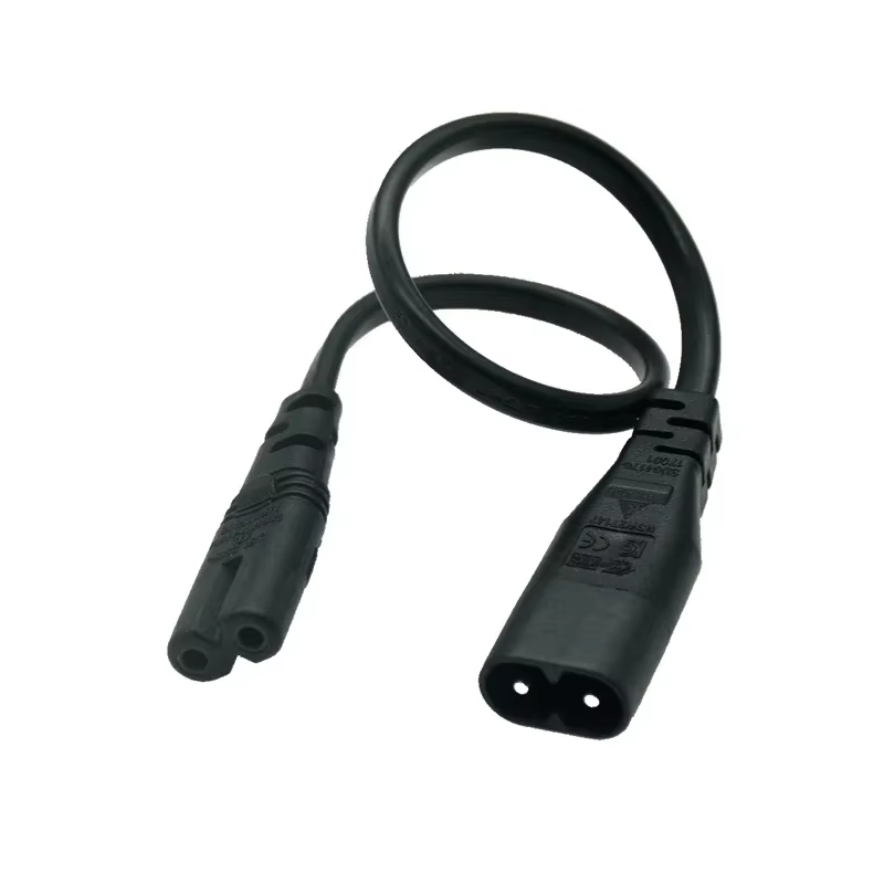 Conector IEC 320 C8 macho a hembra C7 - cable de alimentacion Figura 8 - imagen 2
