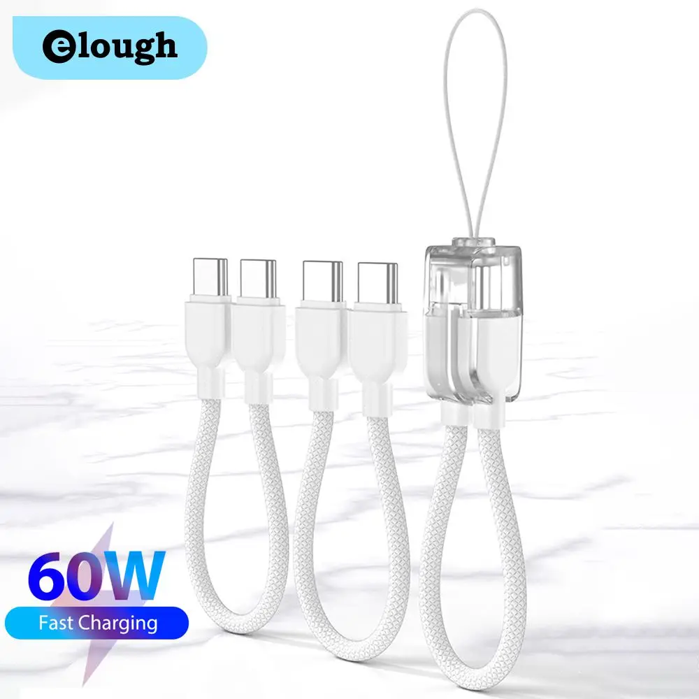 Cable USB C a USB tipo C de 60W USBC PD Cable cargador de carga rápida para iPhone 15 16 Samsung Xiaomi Huawei USB-C a ios Cable