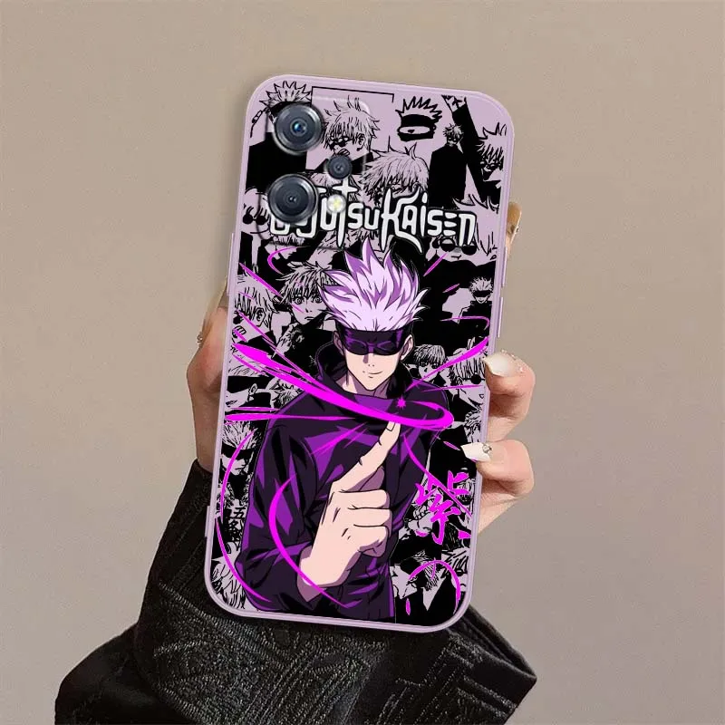 Funda Gojo Chibi para OPPO Find K9X K9S K5 K13X K12X K12 K10 F31 F29 X6 X5 X3 X2 Pro Lite Neo Plus - imagen 2