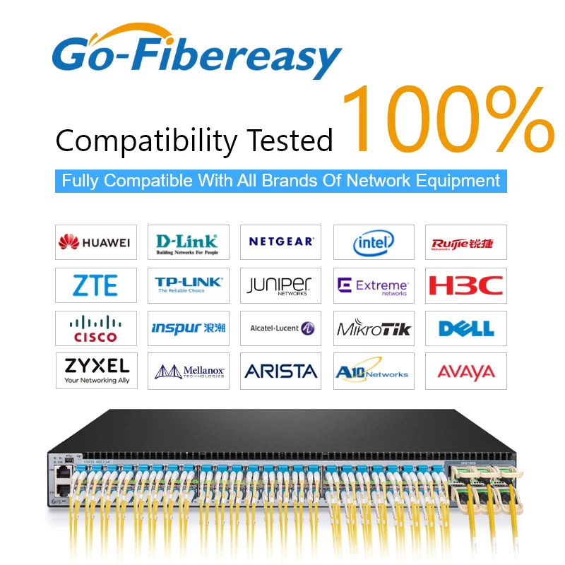 Módulo transceptor óptico QSFP 40G 100m SR4 MPO QSFP + 850nm 40GBASE-SR4 Compatible con interruptor de fibra Mellanox/Mikrotik/Cisco - imagen 5