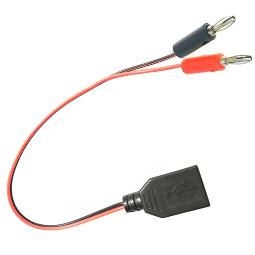 Cable de carga USB macho/hembra A conector Banana, Cable conductor de conexión de 4MM, 1 piezas - imagen 5