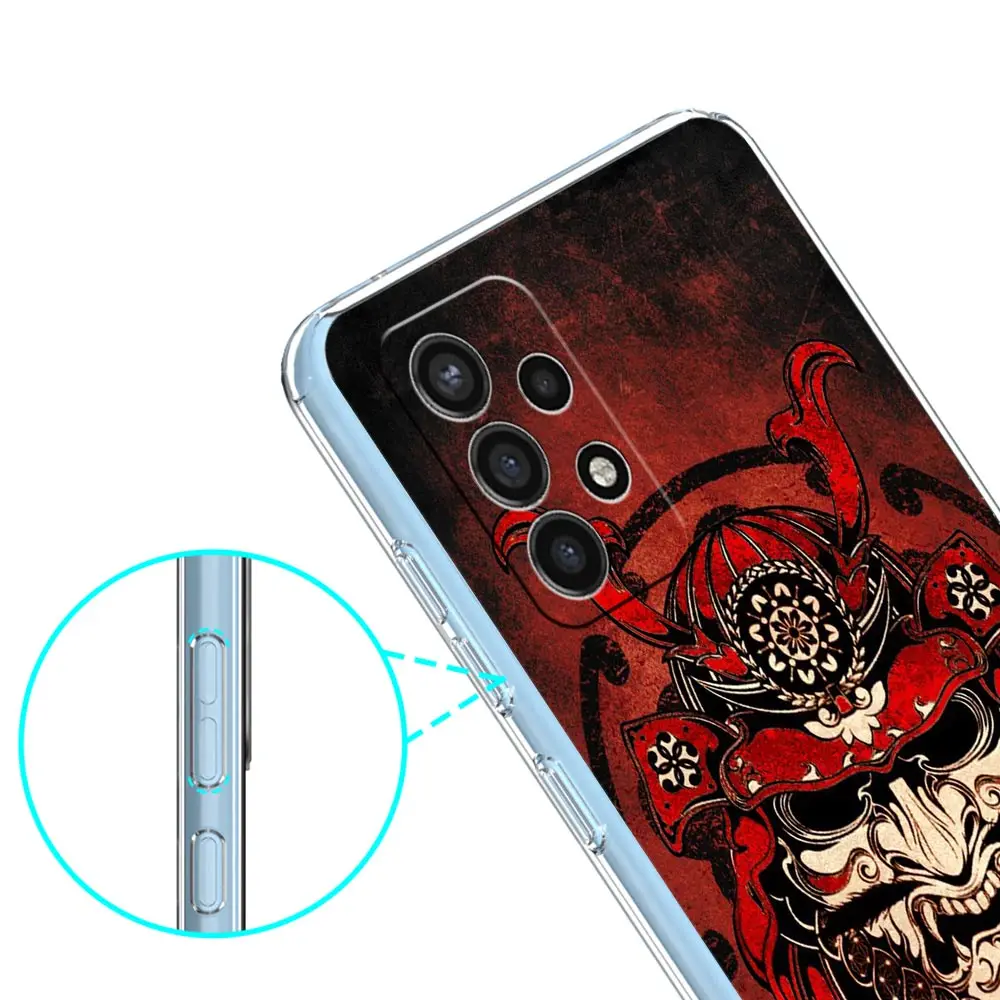 Funda para Samsung Galaxy A13, A23, A33, A53, A73, 5G, A51, A71, A21S, A12, A11, A31, A41, A01, A03s, A52, A32, A22, Samurai japonés Bushido - imagen 5