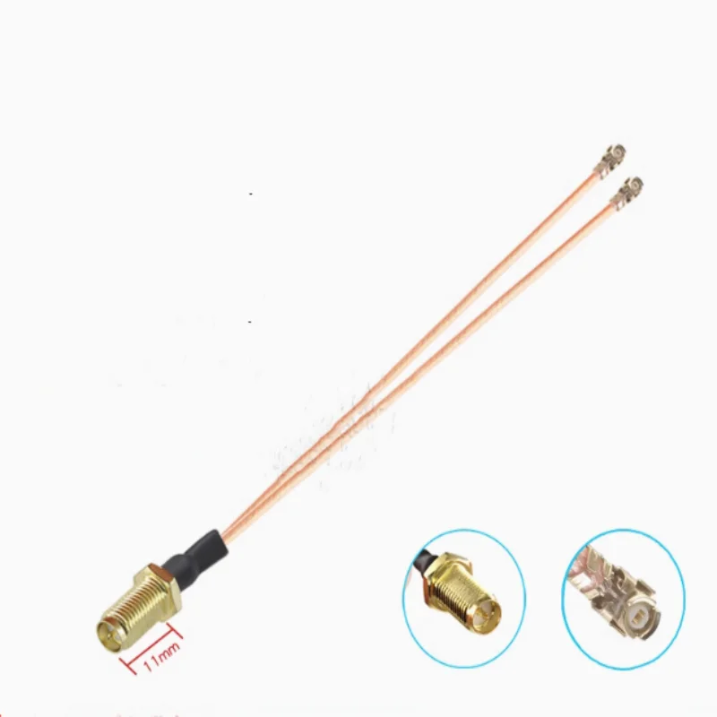 20CM RP SMA hembra a UFL 1/2/3/4/5 cable adaptador multicabeza 3G 4G WIFI antena módulo de placa de soldadura RF RG178 cable de extensión - imagen 2