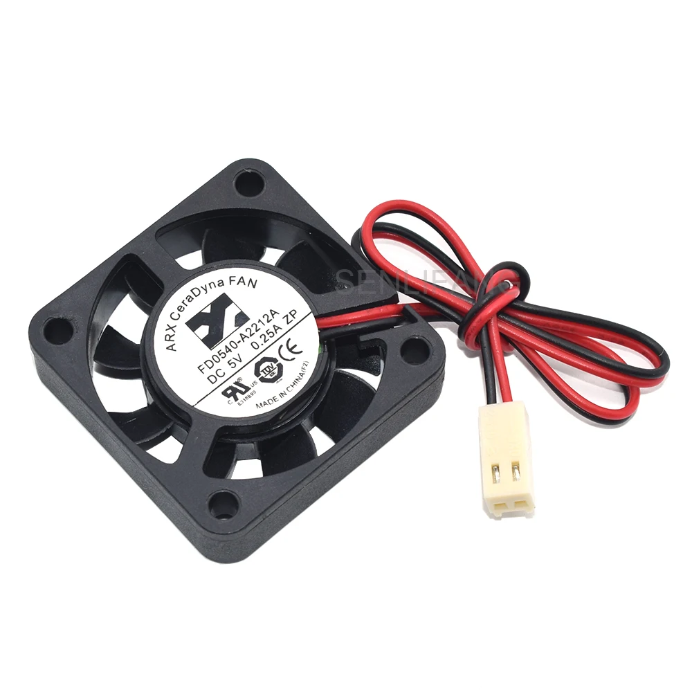 Ventilador de refrigeración cuadrado, servidor de 2 cables, DC 5V, 0.25A, FD0540-A2212A, Envío Gratis - imagen 5