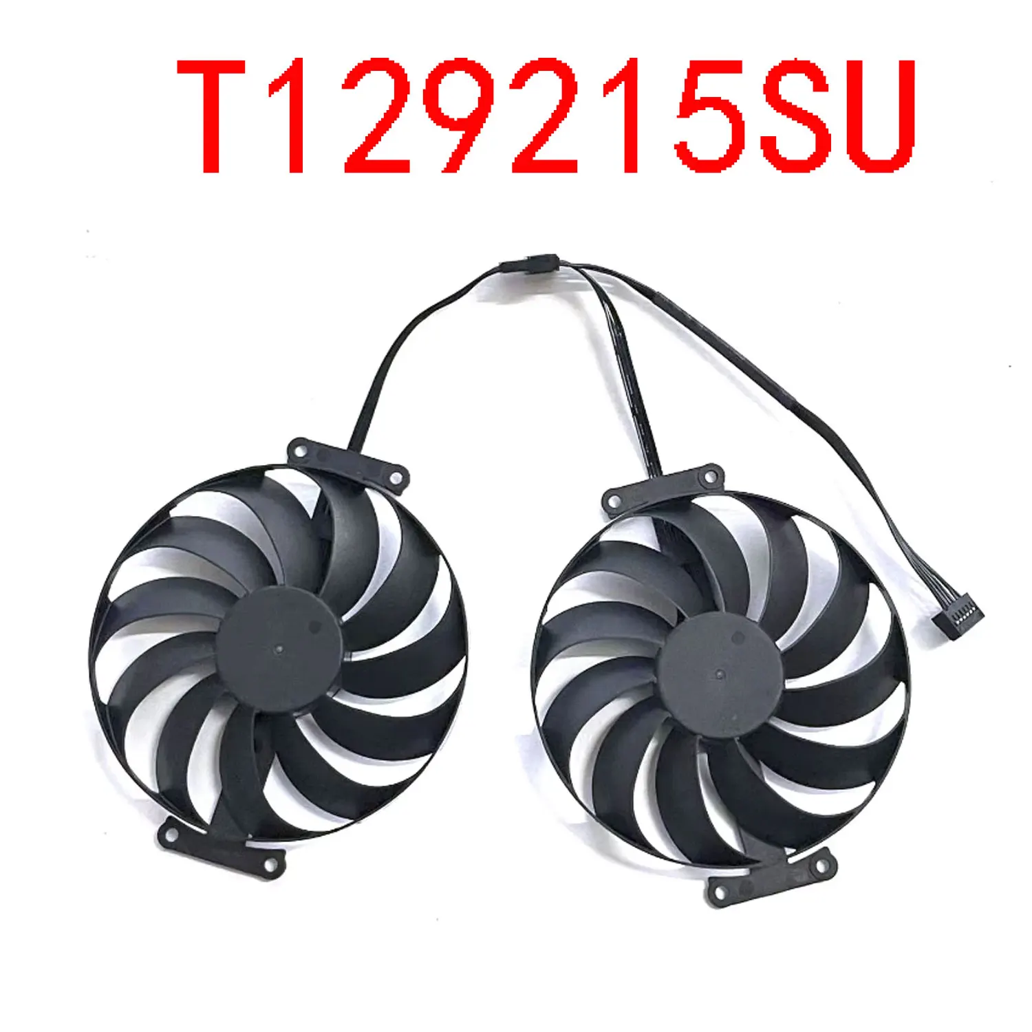 Ventilador GPU 95MM 7PIN T129215SU CF101012S RTX3070 para reemplazo de ventilador de tarjeta gráfica Asus DUAL-RTX3070-O8G