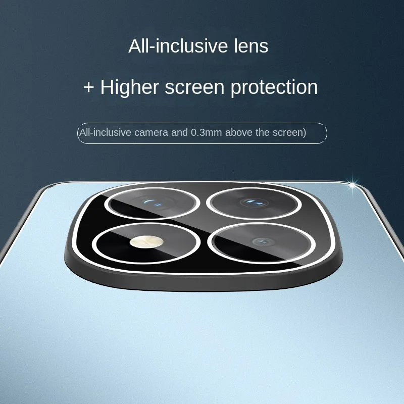 Para Xfor xiaomi poco x7 f7 ultra f7 pro aleación cámara Protector anillo funda poco f7 ultra lente trasera cubierta de vidrio templado - imagen 5