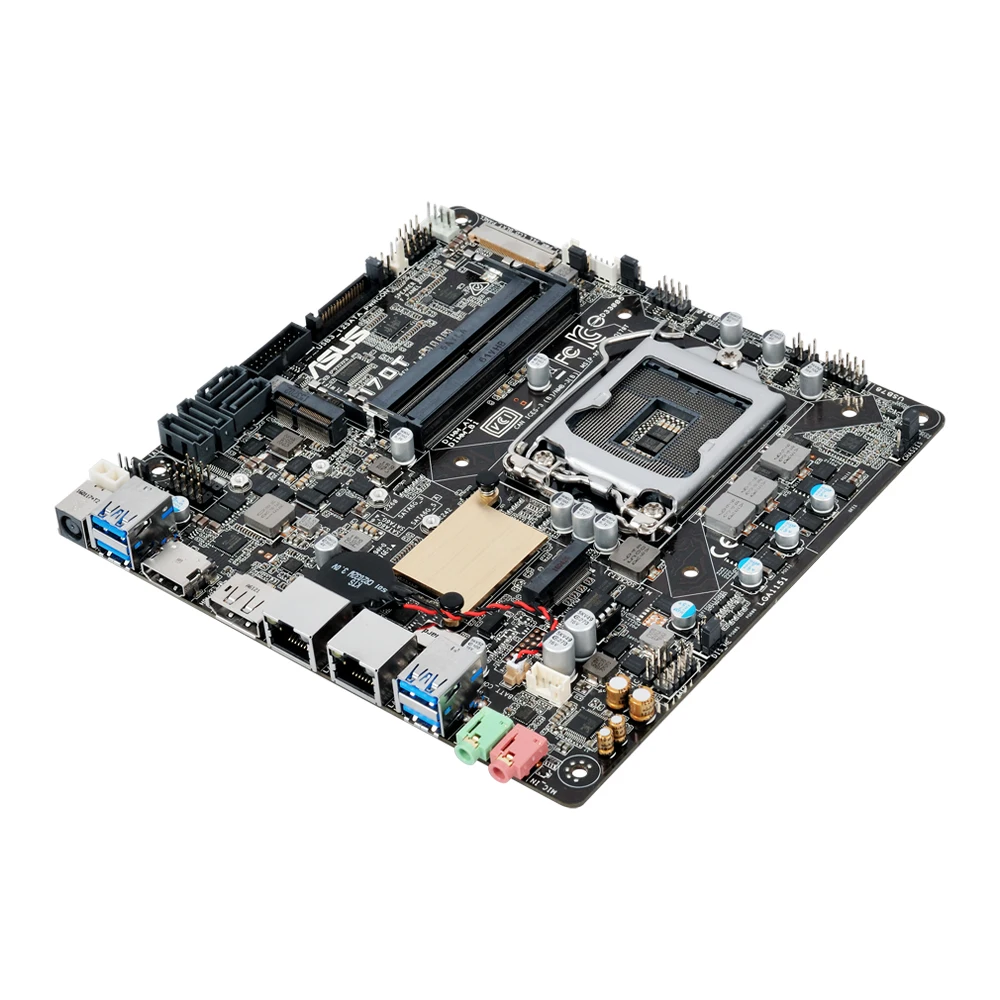 ASUS-placa base Q170T mini-itx, LGA 1151, Intel Q170, compatible con i3-6100, 7300, 6400, 6500, 7400, 6700, cpu DDR4, 32GB - imagen 4