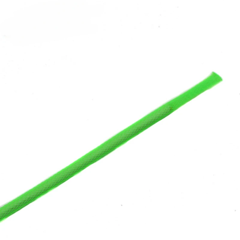 100m 3mm DIY 1/8 "seda única PET funda de Cable trenzado expandible para USB tipo C Cable en espiral de teclado - imagen 5