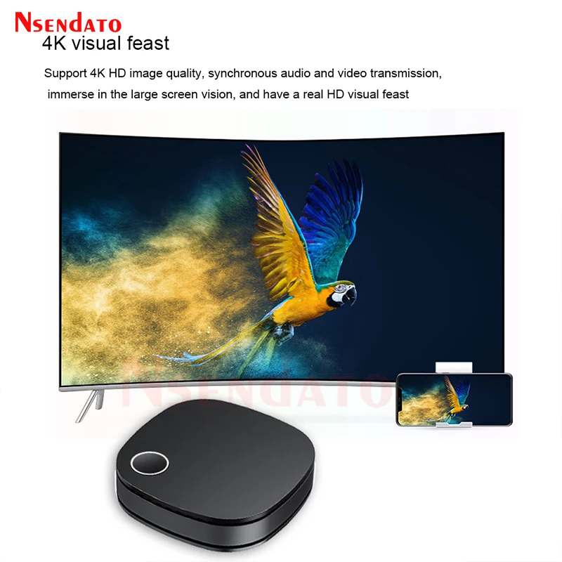 Receptor Dongle de TV compatible con HDMI, adaptador Stick para H.265, Miracast, Airplay, Android, IOS, Mac, 4K, 60Hz, 5G, pantalla inalámbrica WiFi - imagen 5