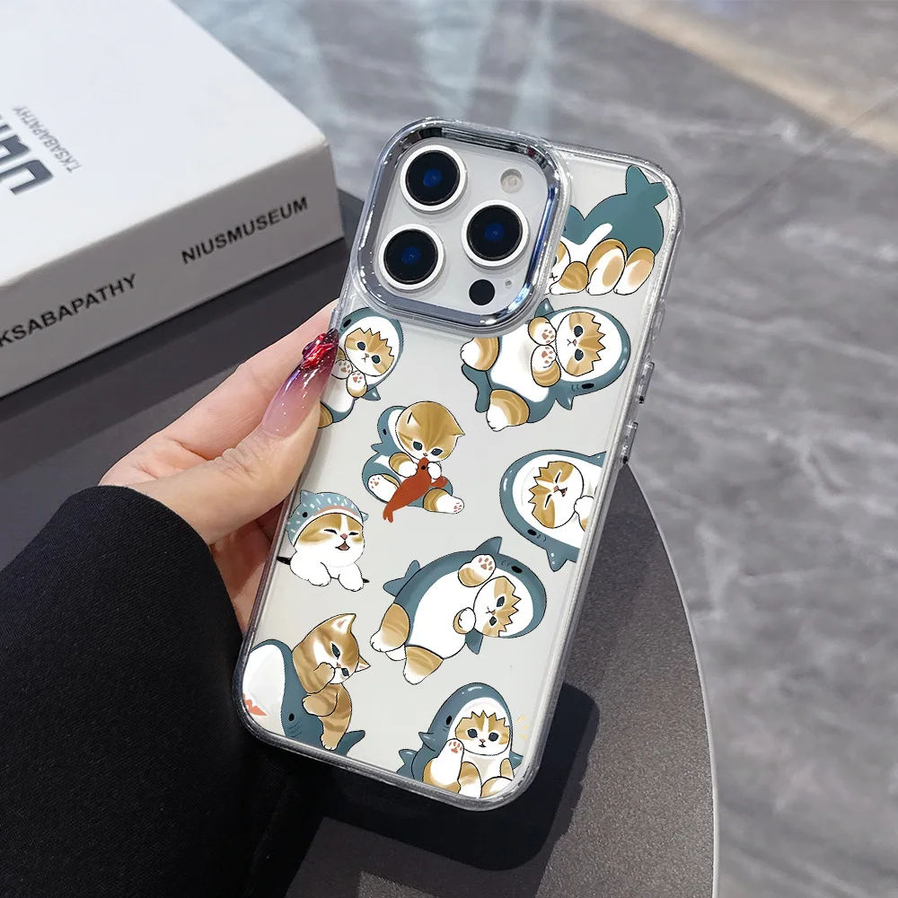 Divertida funda de teléfono M-Mofusand Cat para Google Pixel 10 9 8 7 8A 9A XL Pro 4G 5G, funda trasera transparente de silicona suave TPU - imagen 5