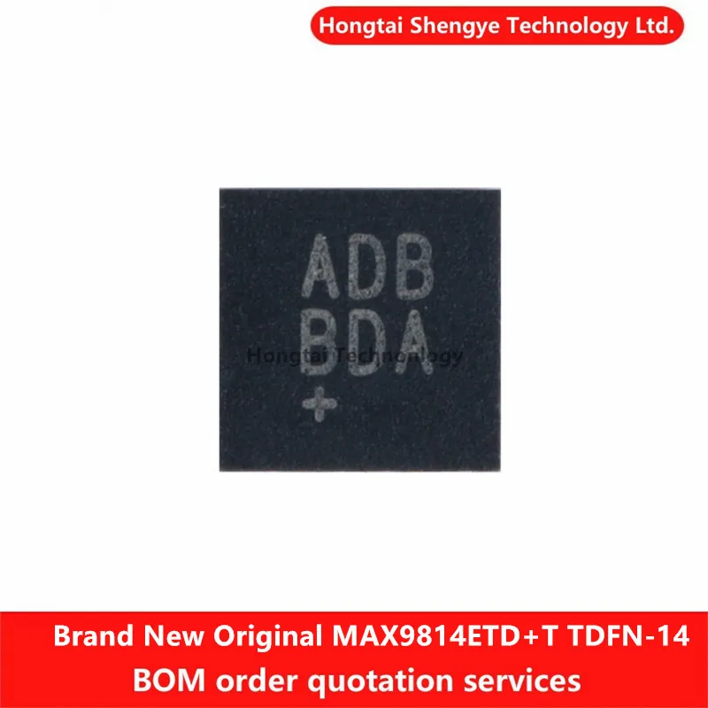 Nuevo Original MAX9814ETD + T TDFN-14 amplificador de potencia de Audio IC Chip Original Stock SMT