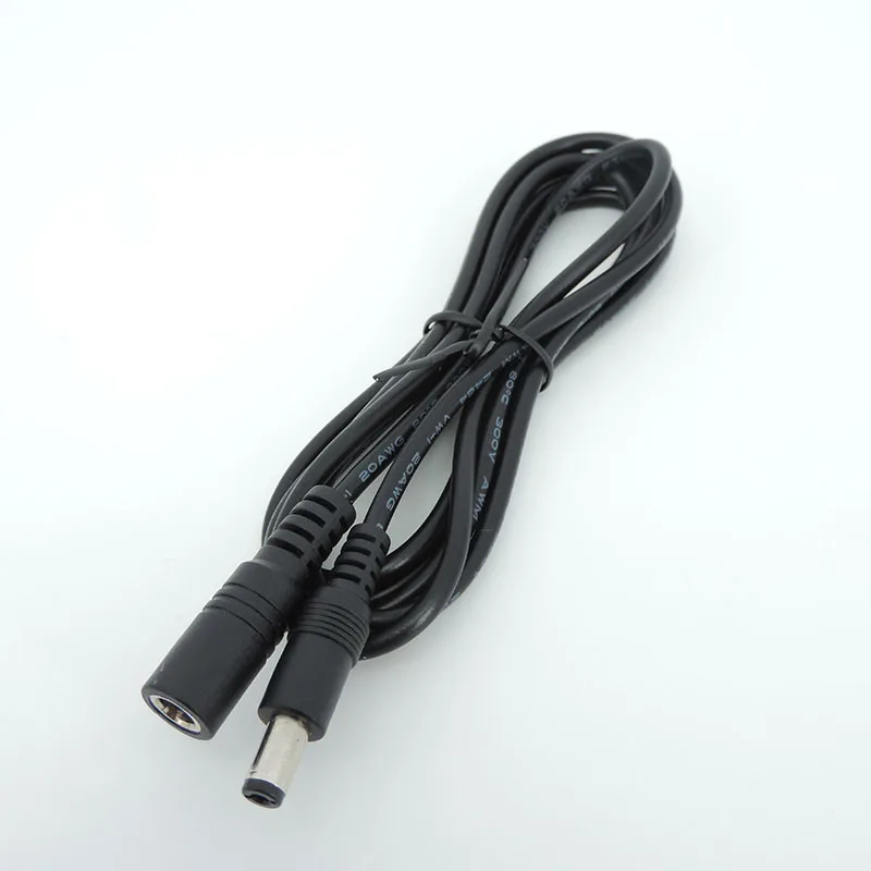Cable de alimentación de CC hembra a macho 5A 20awg, Conector de extensión de enchufe, adaptador de 5,5x2,1mm para tira K5 - imagen 5