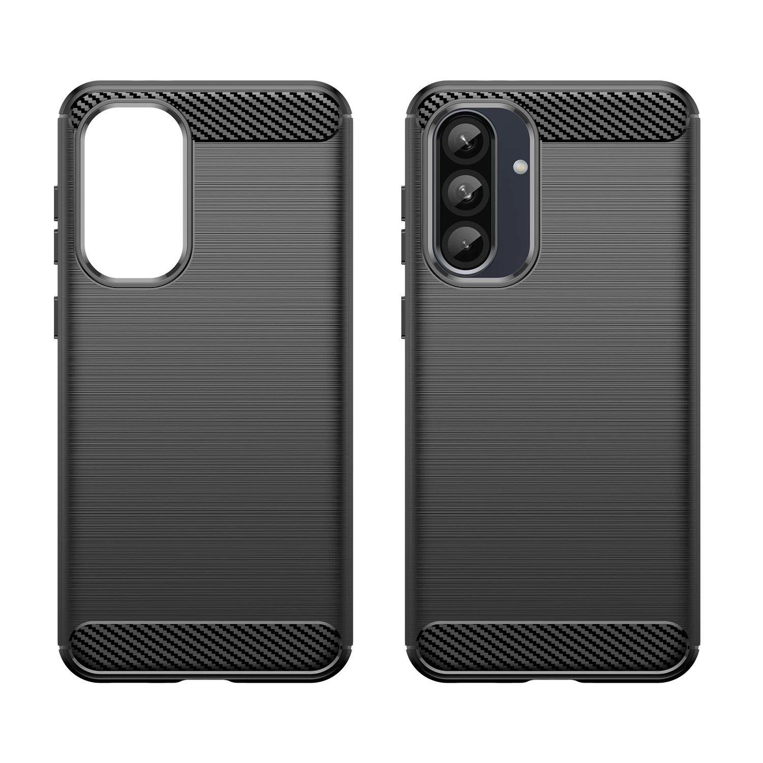 Funda de silicona a prueba de golpes para Samsung A56 Galaxy A26 A36 5G, funda mate de lujo para galaxy a56 5g, Fundas de fibra de carbono - imagen 5