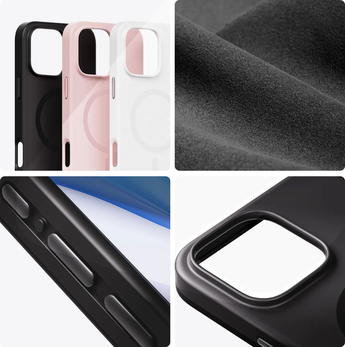 Akko MetaKey funda de teléfono con teclado 37 teclas Mini teclado de teléfono PU TPU con soporte magnético para iPhone 16 Pro Max 17 Pro Max - imagen 4