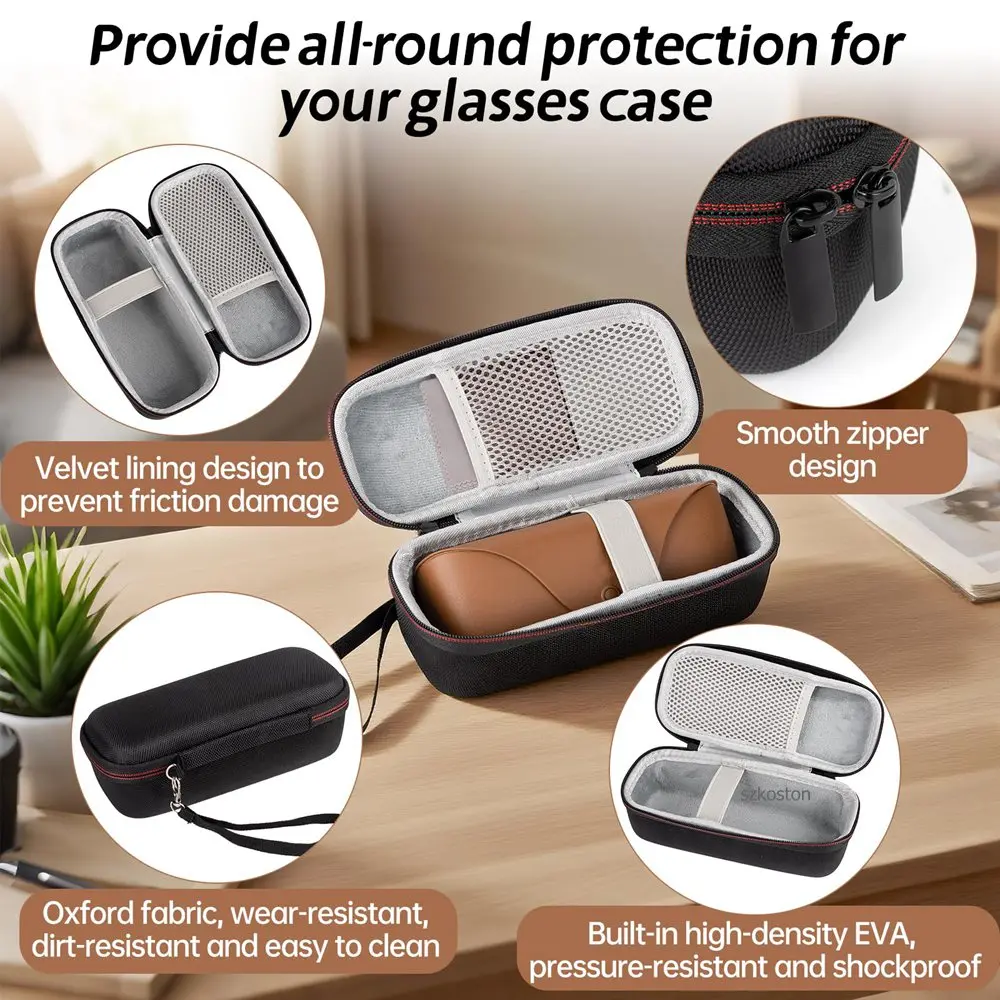 Funda protectora dura para gafas inteligentes Rayban Meta, Compatible con Wayfarer/Skyler/Headliner, caja de gafas portátil de viaje - imagen 3