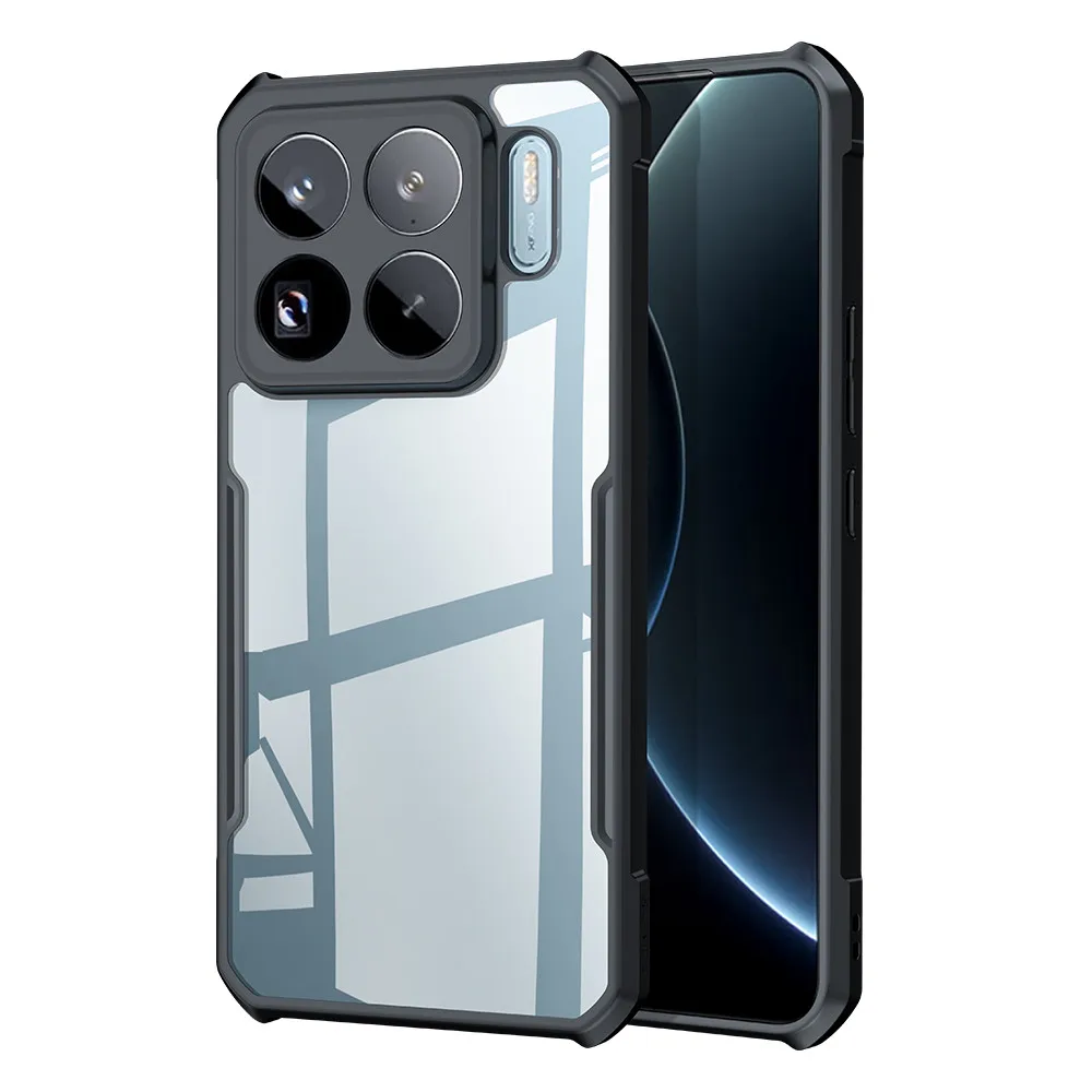 Para Xiaomi 15S Pro funda XUNDD Airbags anticaída TPU PC protección de lente transparente cubierta de teléfono