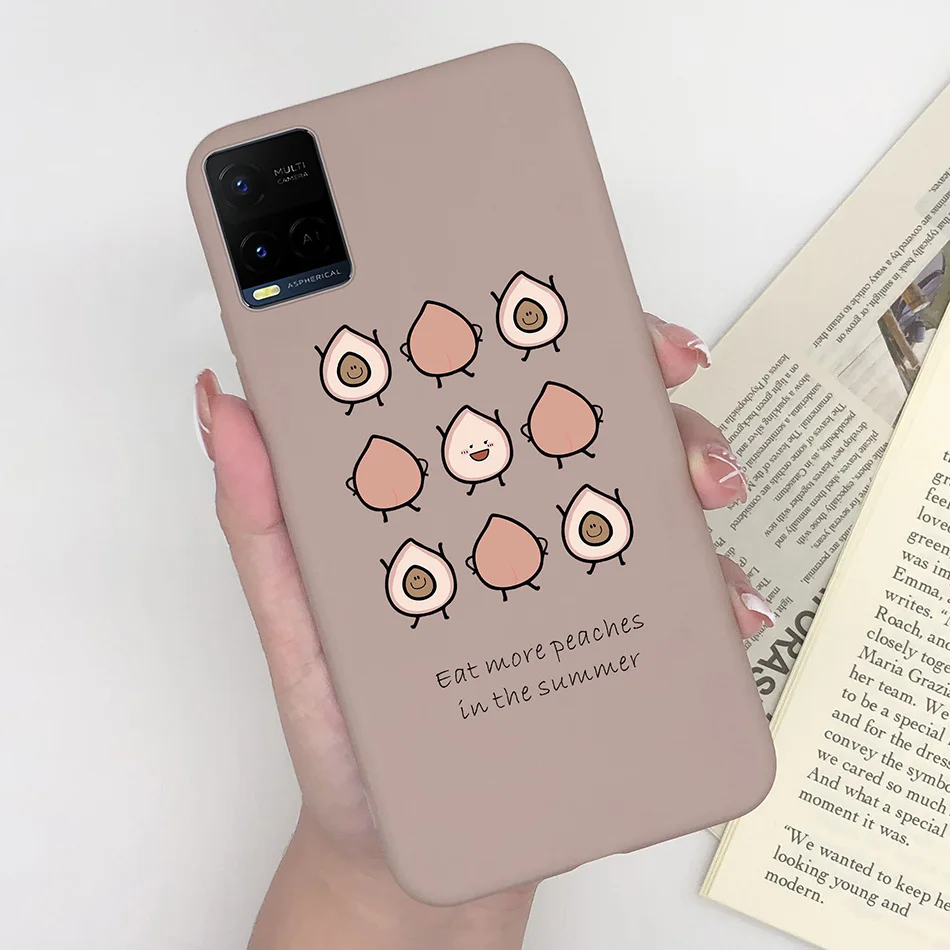 Para Vivo Y33 Y33S Y21 Y21S funda lujosa de silicona suave TPU mate funda trasera de teléfono para Vivo Y 33 Y33 S Y 21 S 21S Fundas parachoques - imagen 5