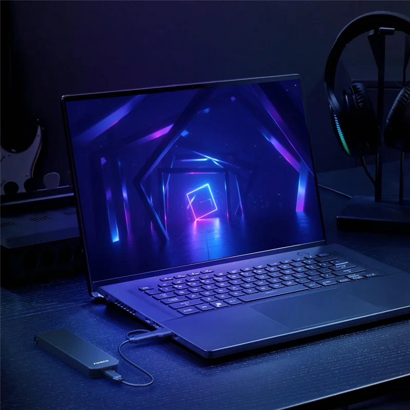 ULBS FIDECO-funda plegable M.2 Nvme SSD, USB 3,2 Gen 2, 10Gbps, M & M + B Key Nvme SSD, compatible con UASP y Trim - imagen 4