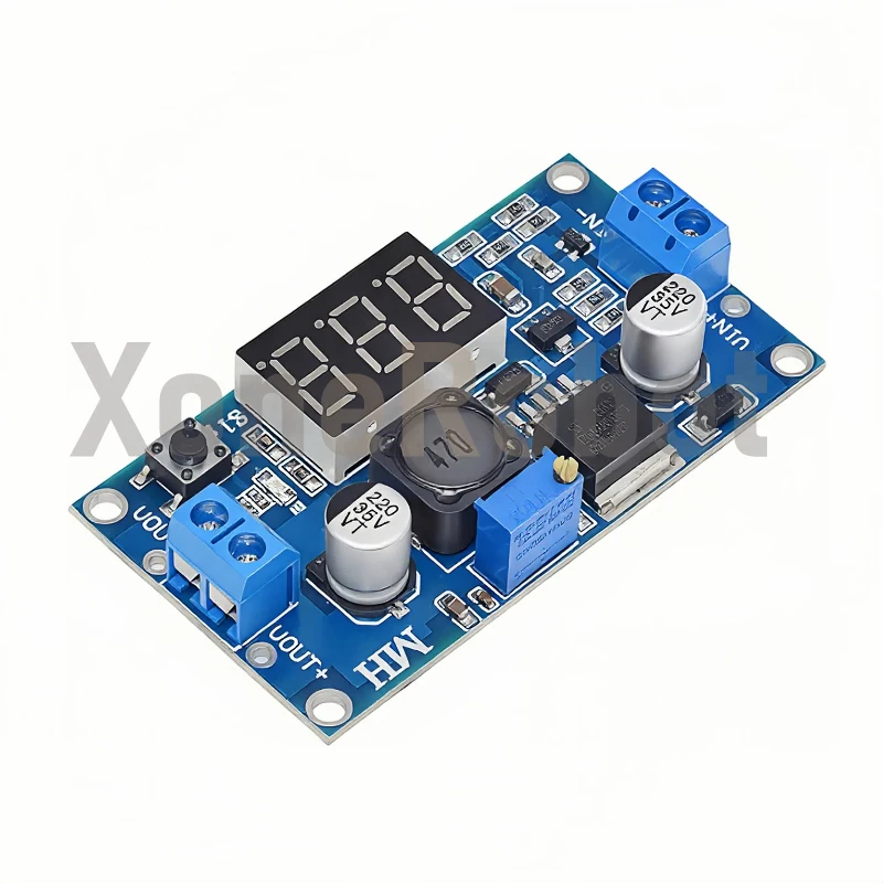 1-10 Uds LM2596 DC convertidor reductor regulador de voltaje pantalla LED voltímetro 4,0 ~ 40 a 1,3-37V adaptador Buck potencia ajustable - imagen 3