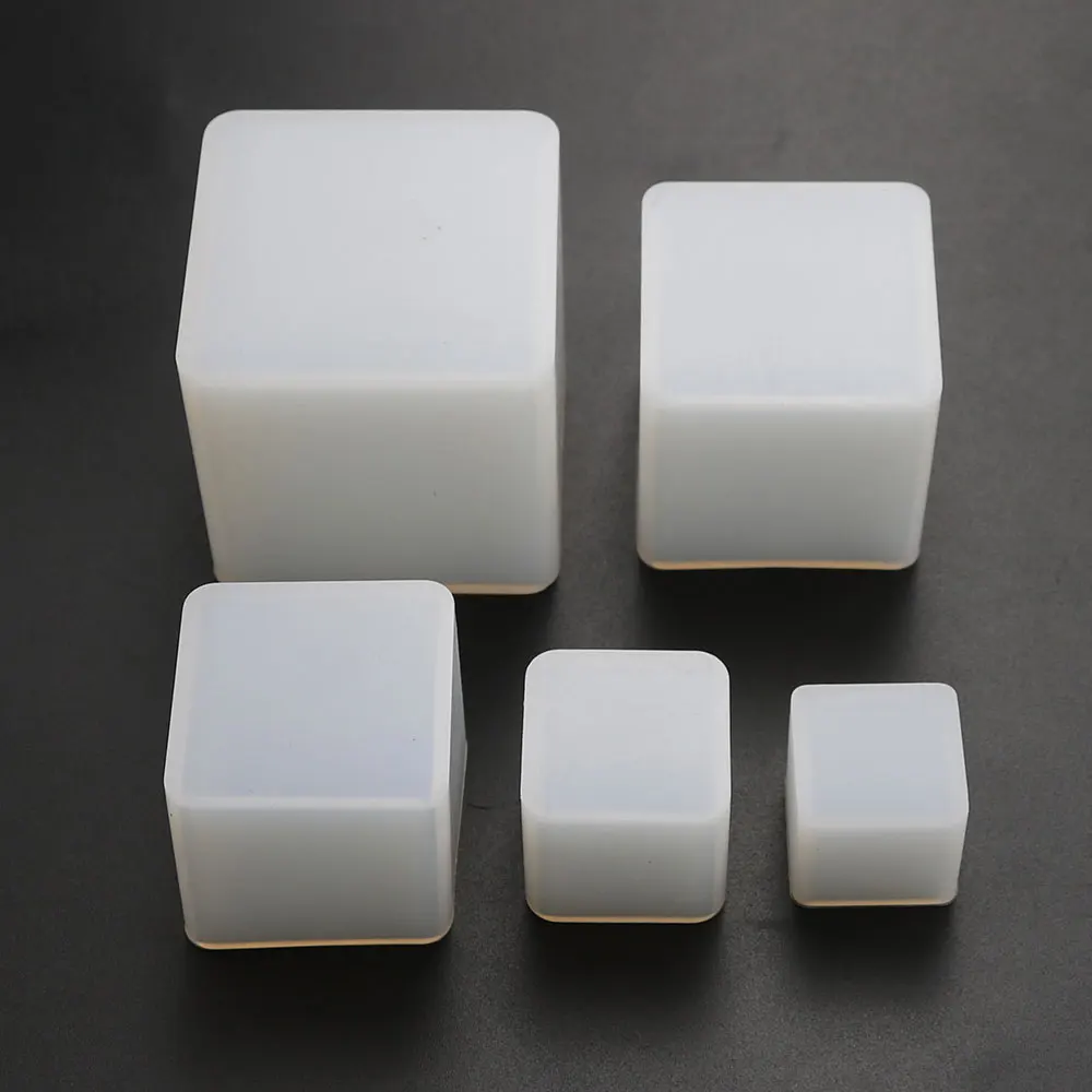 JCD-Moldes de resina Epoxy de 20-70mm, forma de cubo cuadrado, vela, molde de cristal de silicona, manualidades de yeso, molde de silicona de fundición - imagen 3
