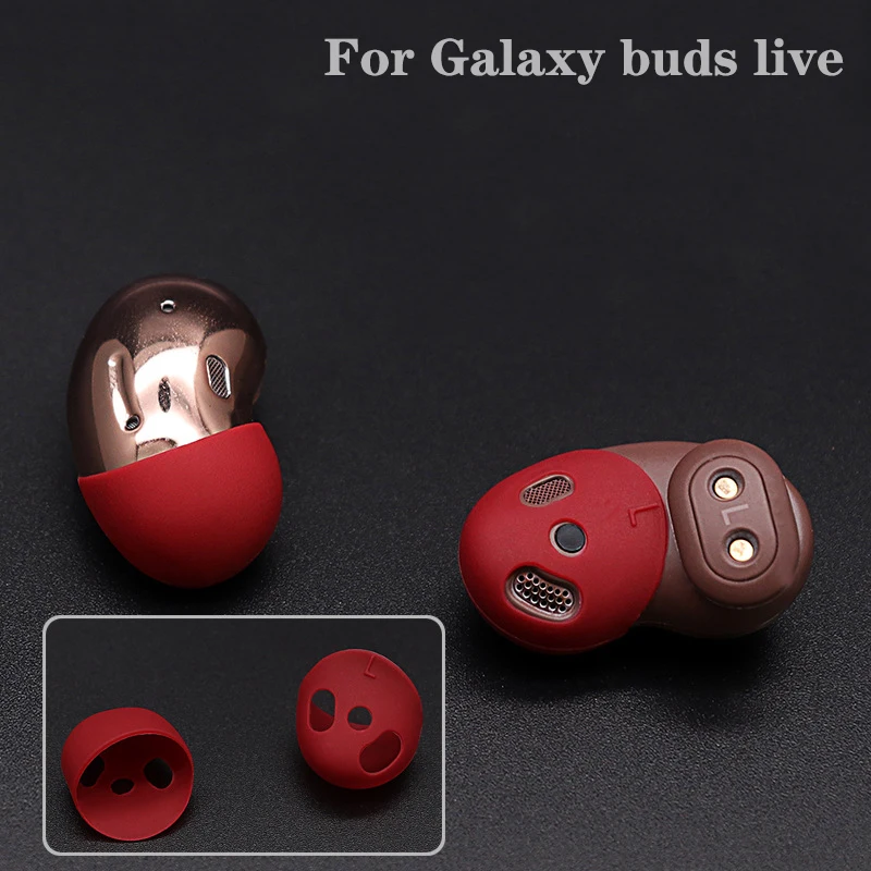Fundas para auriculares Samsung Galaxy, almohadillas para los oídos, cojín para auriculares bluetooth, funda de silicona, 2 unids/lote por par