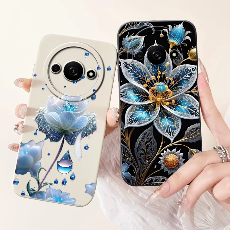 Para Xiaomi Redmi A3 funda RedmiA3 Pro nueva moda cubierta pintada de caramelo fundas de teléfono suaves de TPU para Redmi A3 Pro RedmiA3 A3x 4G Fundas - imagen 3