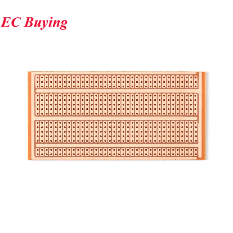 Placa Universal de junta 5X10cm 2-3-5, 5x10cm, PCB, placa de circuito de matriz Experimental General, orificio conector de placa de pruebas, 5 uds./1 ud. - imagen 4