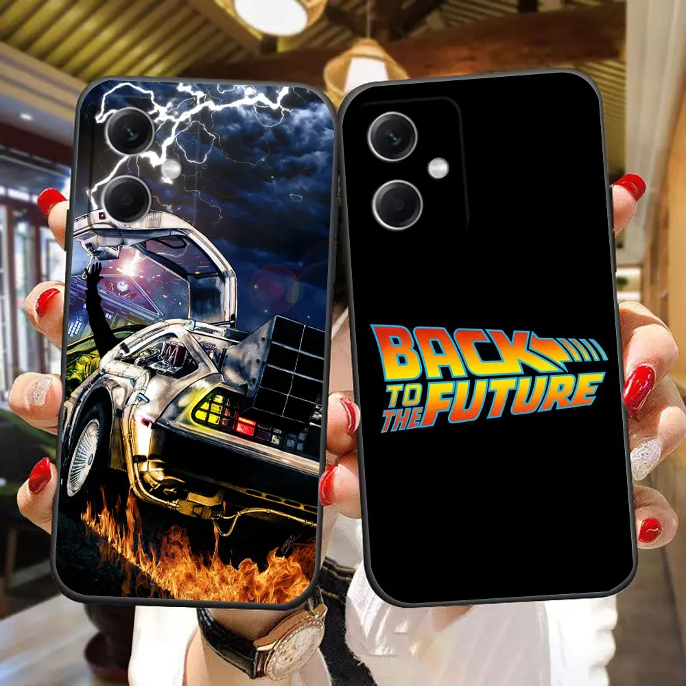 Funda de teléfono de Regreso al futuro para Redmi NOTA 14 13 12S 11 11S 11T 10 10S 9 9S 8T PRO PLUS Funda de silicona Funda Capa