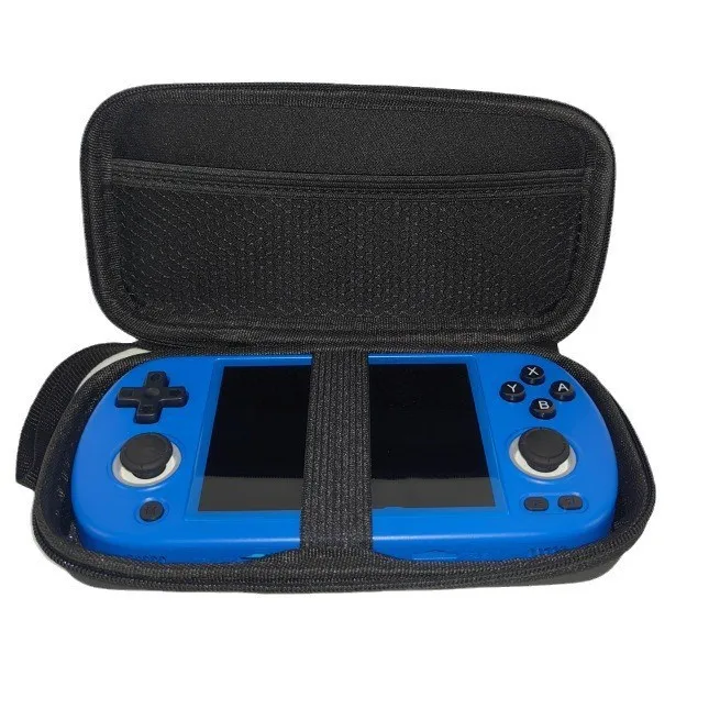 Vidrio + bolsa para RG40XX H Protector de pantalla película de vidrio templado EVA funda portátil para ANBERNIC RG40XX H accesorios protectores - imagen 3