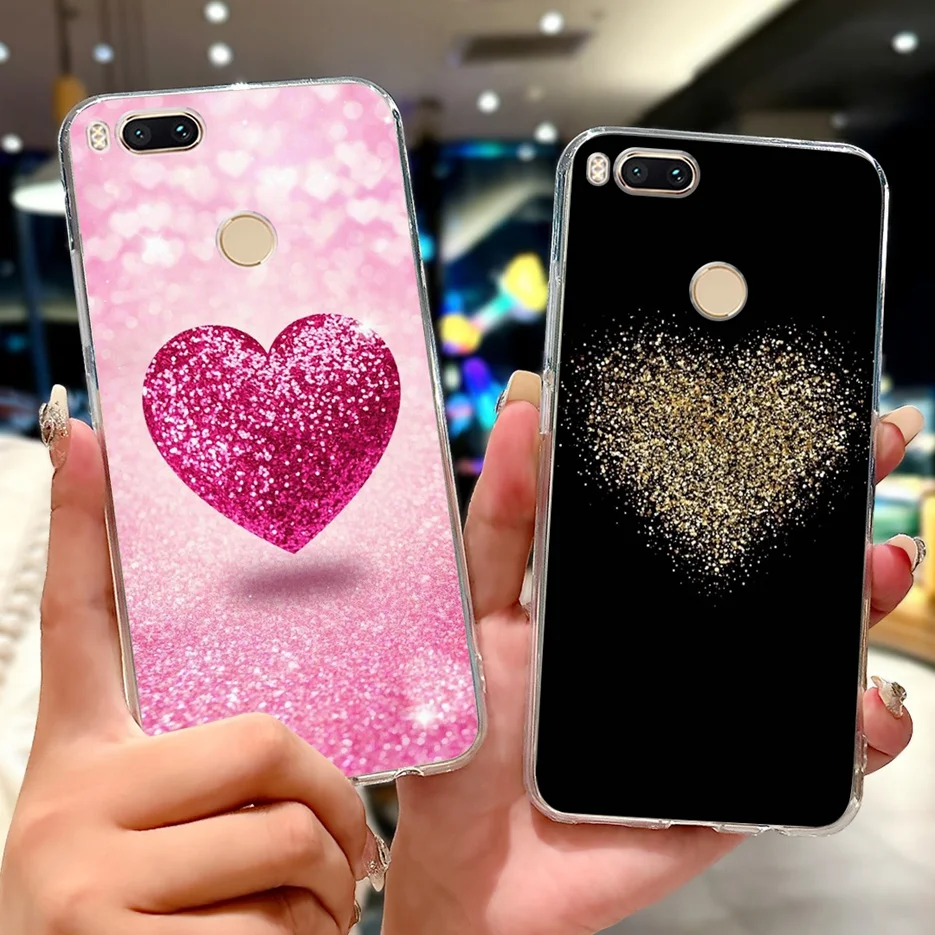 Para Xiaomi Mi A1 funda Mi5X funda pintada de lujo a la moda 5,5 ''funda de teléfono de silicona suave para Xiaomi Mi 5X MiA1 Coque Fundas parachoques - imagen 3