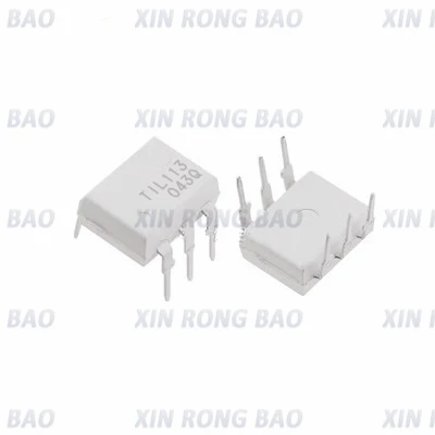 10 Uds TIL113 TIL113M DIP-6 enchufe recto Darlington optoacoplador Chip IC circuito integrado