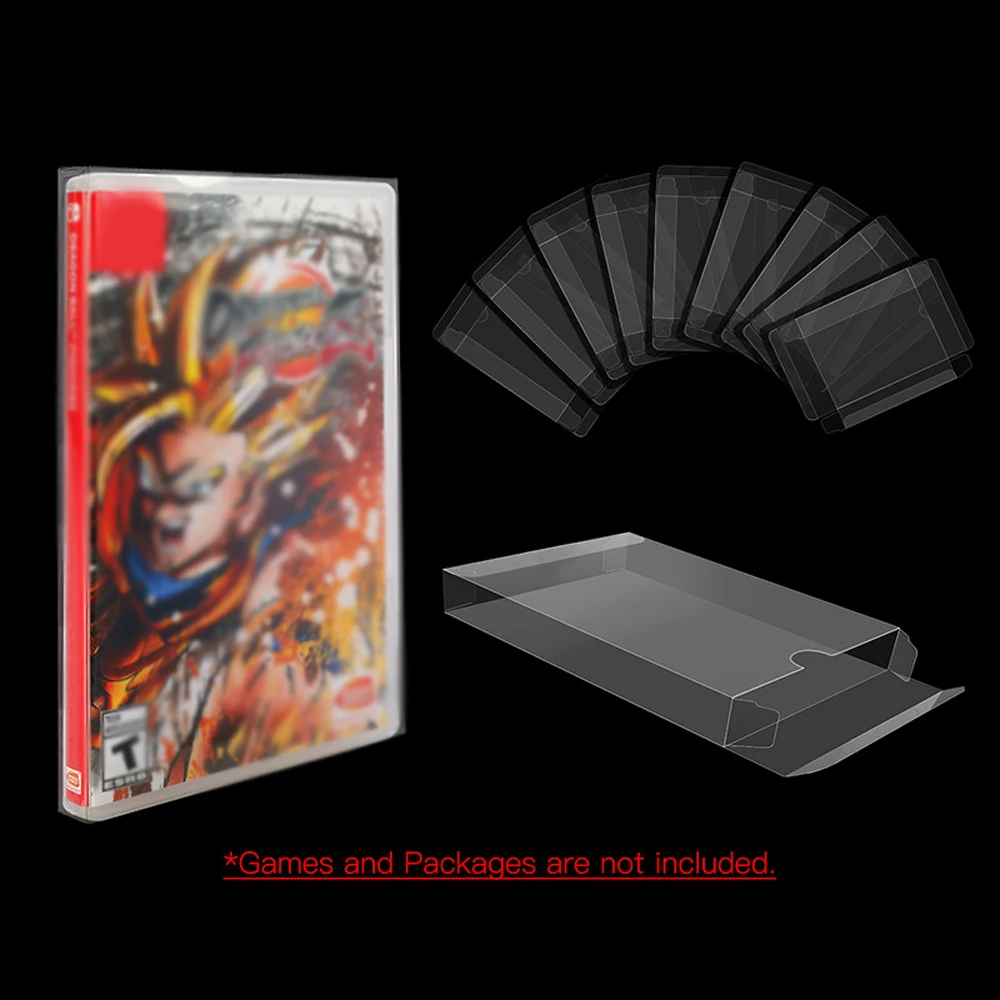 Caja de presentación de PET transparente de alta calidad para caja de repuesto de protección de caja de almacenamiento NS2 SWITCH2