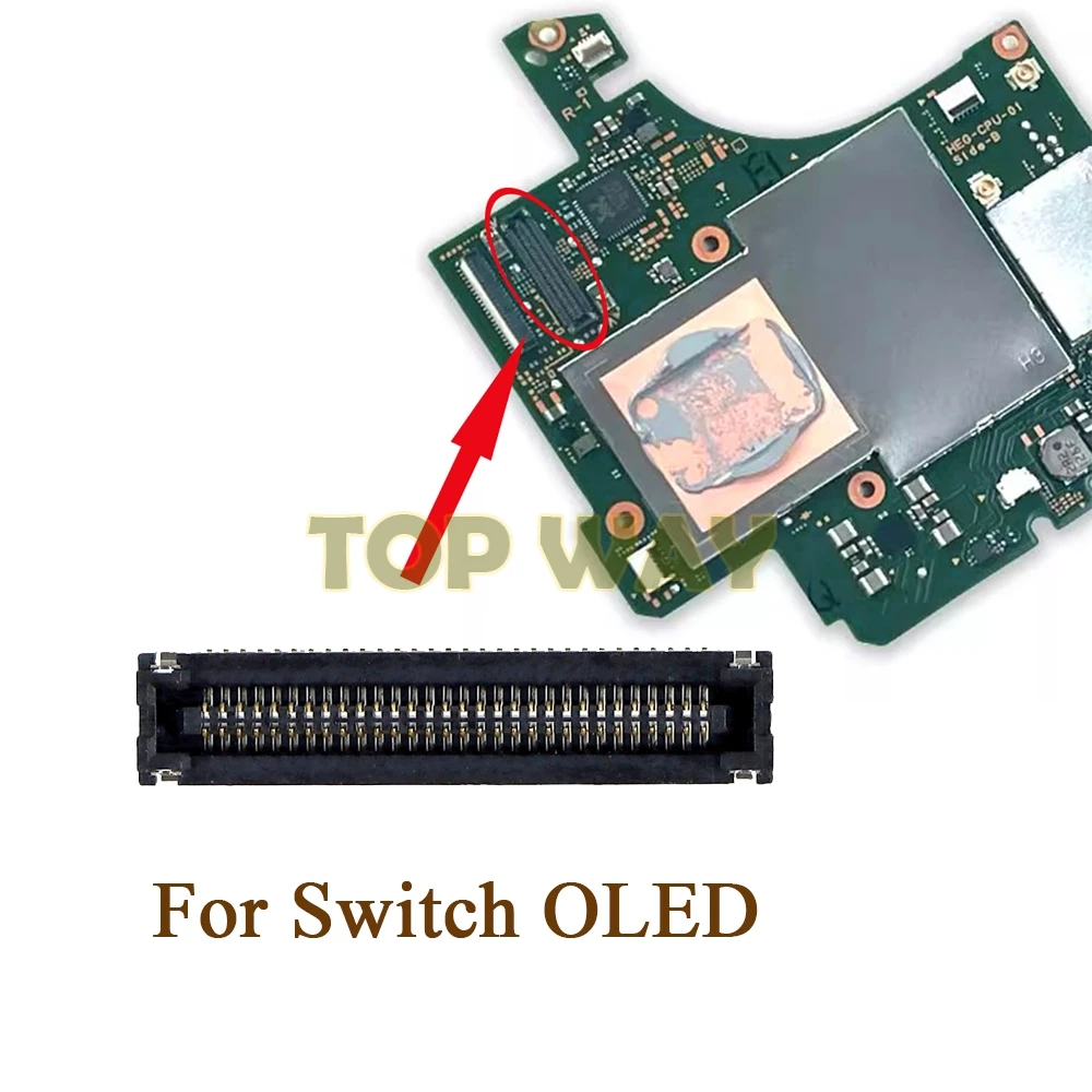 1 unidad para NS Switch OLED micro-sd Tf juego placa base ranura para tarjeta conector lector auriculares Audio Jack Socket - imagen 4